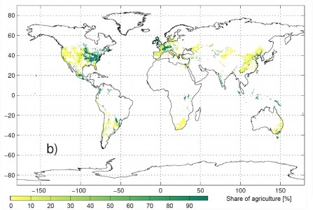 Agriculture optimised distribution to the most productive areas