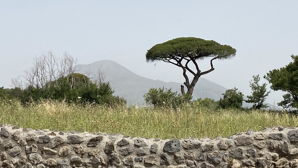 Vesuvius from Pompei